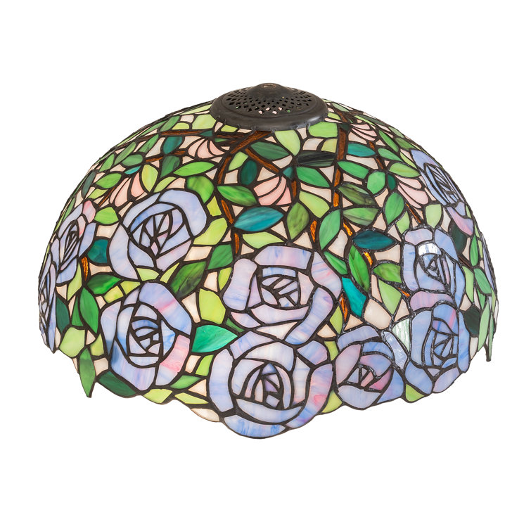 Meyda Lighting Meyda Tiffany & Stained Glass 9'' H x 16'' W Glass Bowl Lamp Shade Wayfair Canada